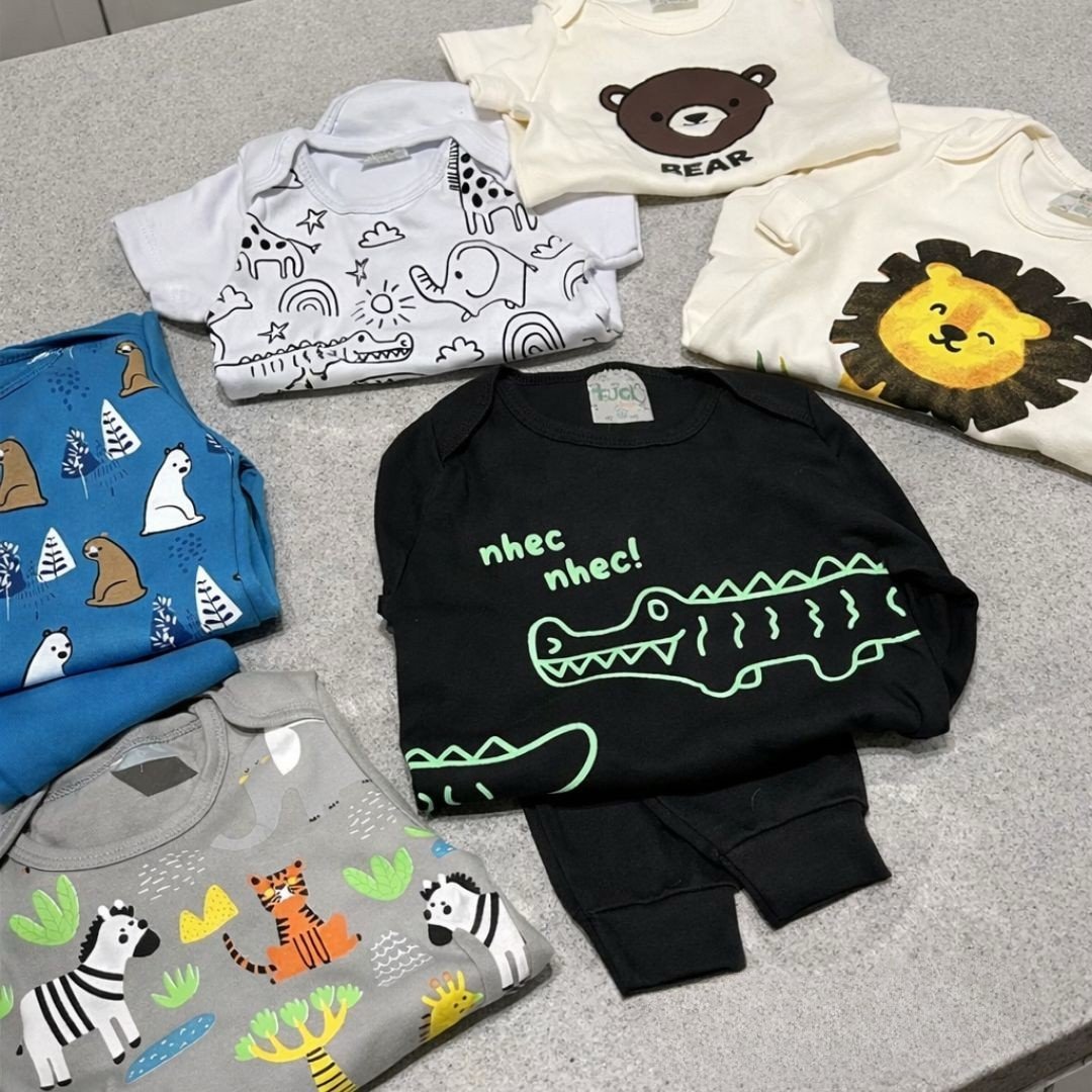 PAIS DE MENINO: 3 conjuntos de inverno por R$ 81