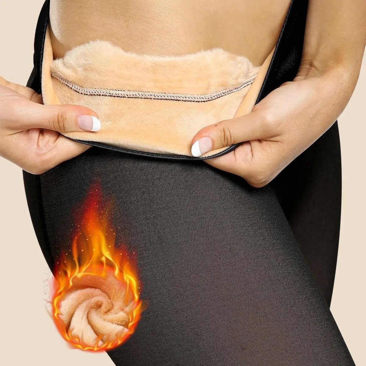 MEIA CALÇA TÉRMICA FORRADA DE PELINHO POR APENAS R$29!