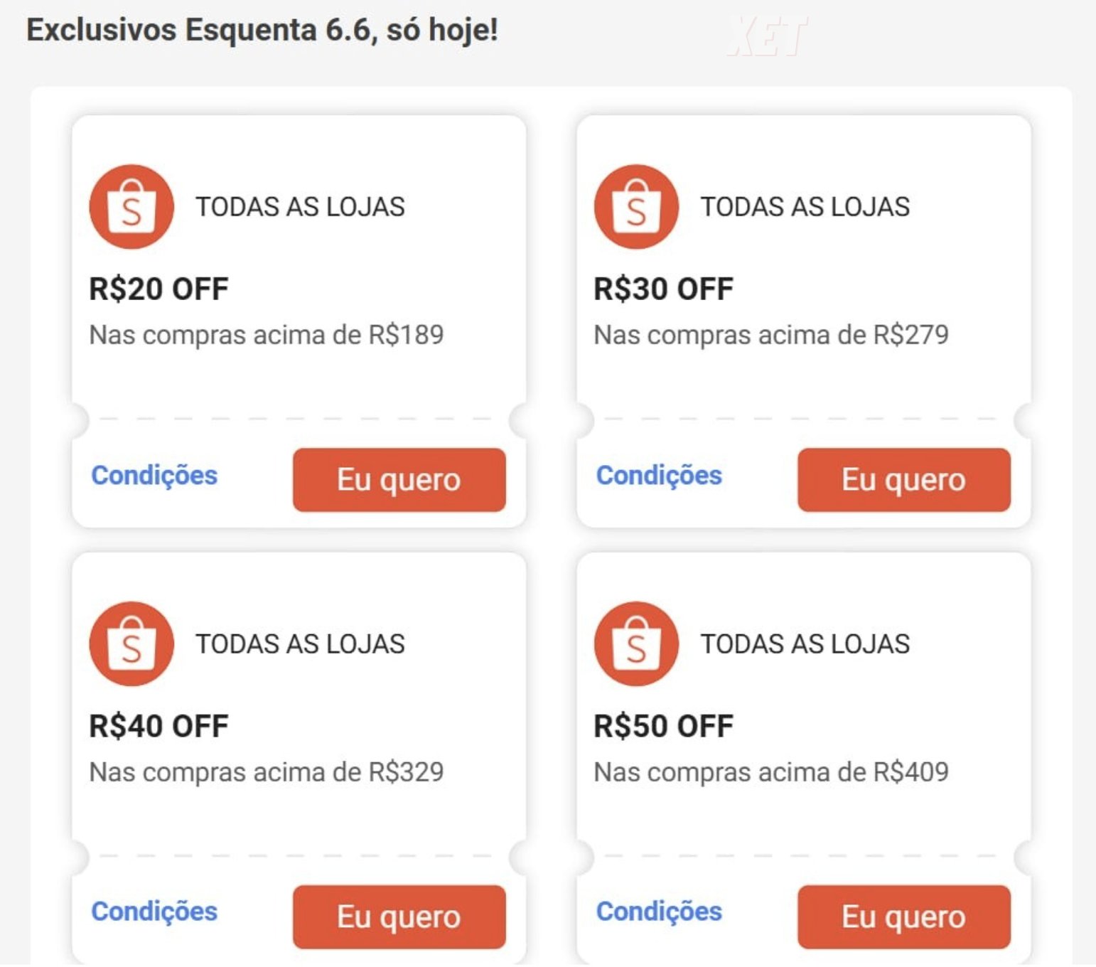 ESQUENTA 6.6 SHOPEE 🎟️