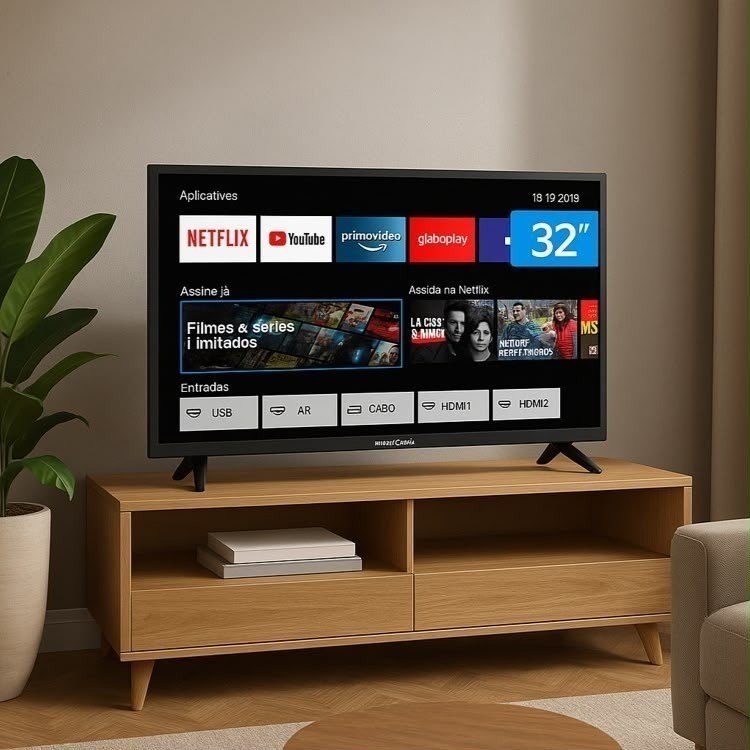 VAI TER TV ATÉ PRO BANHEIRO