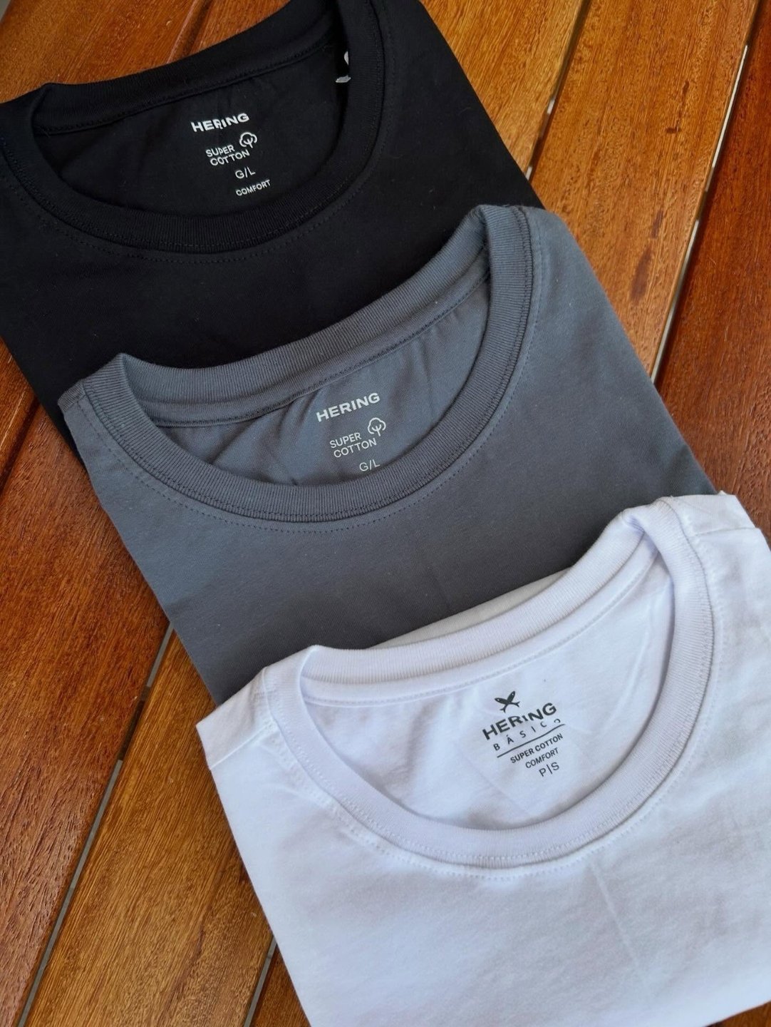OPORTUNIDADE! LEVE 5 CAMISETAS HERING POR APENAS R$107